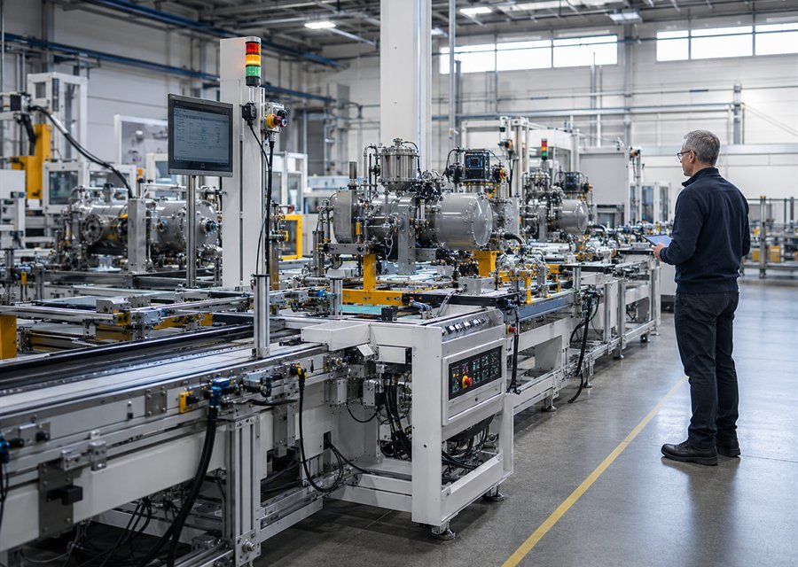 Production line operator monitoring equipment