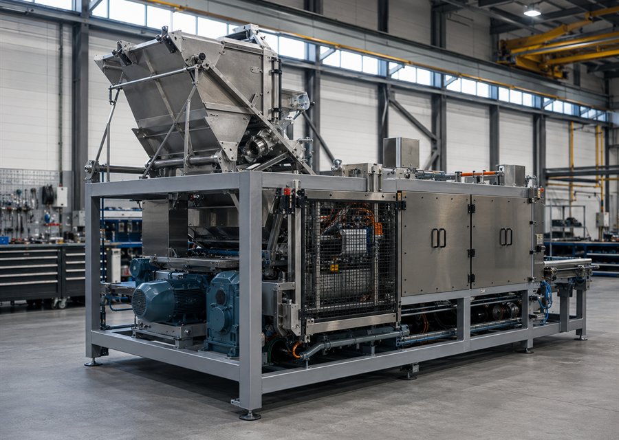 Custom industrial processing machine